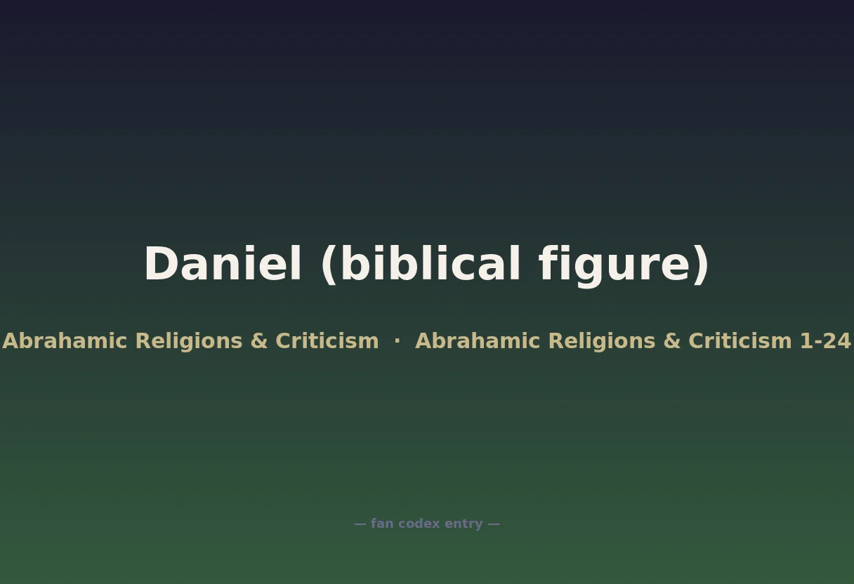 Daniel (biblical figure)