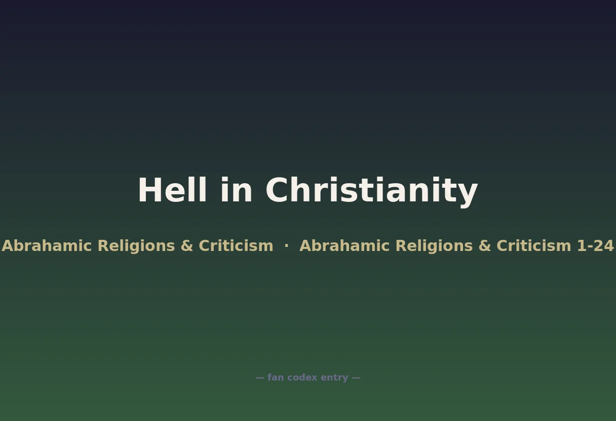Hell in Christianity